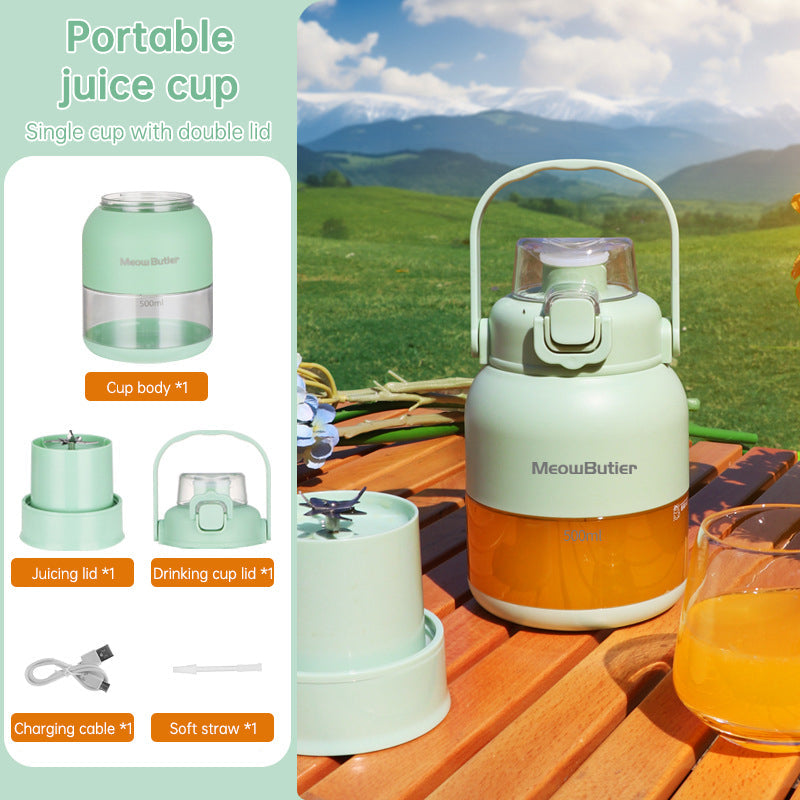 Portable USB Blender - Compact, Powerful Blades, Rechargeable Battery & Easy to Clean