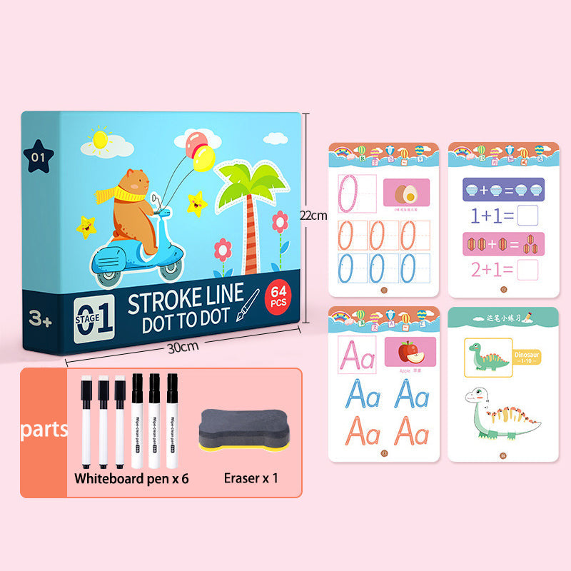 Educational Tracing & Drawing Board for Kids - Develop Fine Motor Skills & Creativity