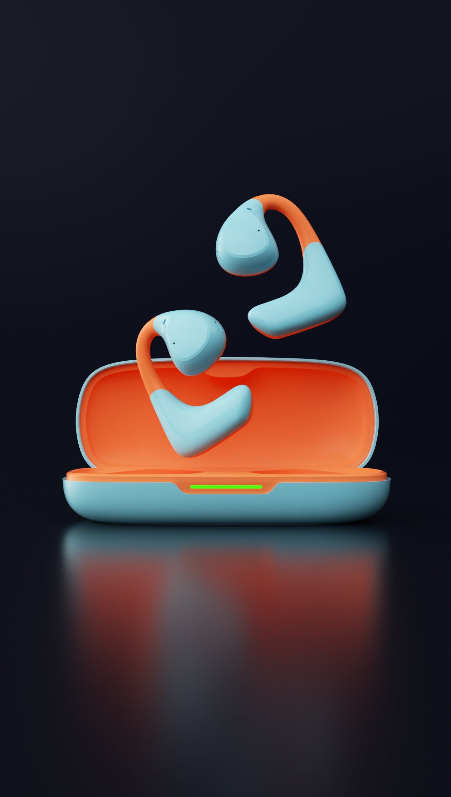 Open Air Conduction Bluetooth Headset - Comfortable, Wireless, Long Battery & Hands-Free Calling