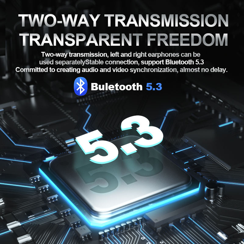 Transparent Bluetooth Headset - Stylish, Ergonomic, High-Fidelity Sound & Hands-Free Calls