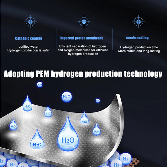 Hydrogen-Rich Water Bottle - Portable, Intelligent Operation & Health Benefits for Wellness