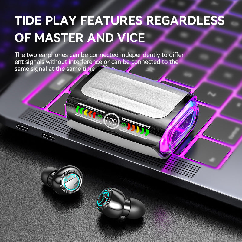 Wireless Sports Earbuds - High-Quality Sound, Sweat-Resistant, Long Battery & Built-In Mic