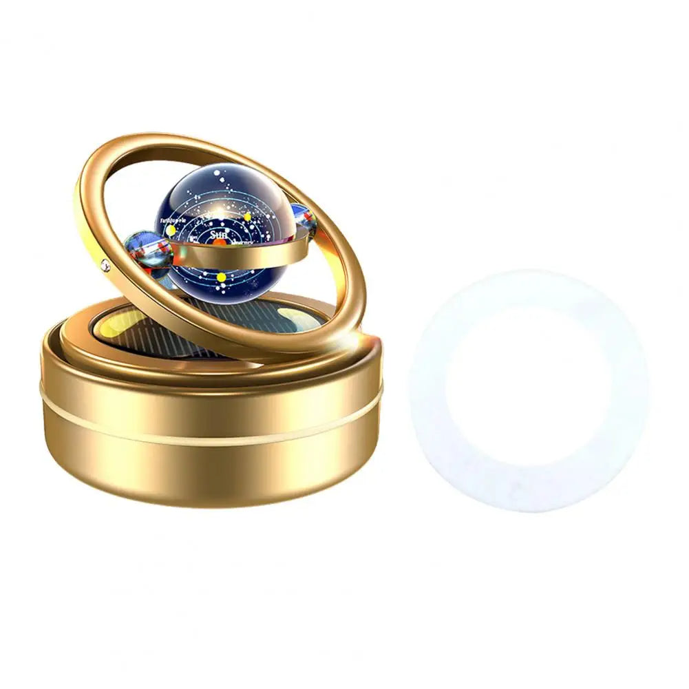 Solar-Powered Rotating Diffuser - Elegant, Eco-Friendly, Long-Lasting Aroma for Car & Home