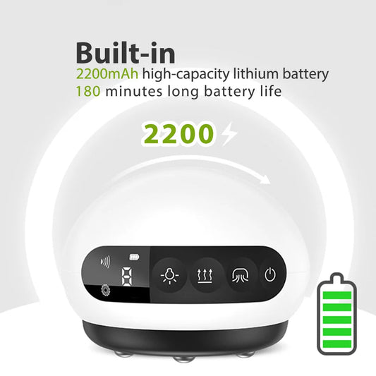 Smart Cupping Massager with LCD Display, Customizable Settings & Therapeutic Benefits