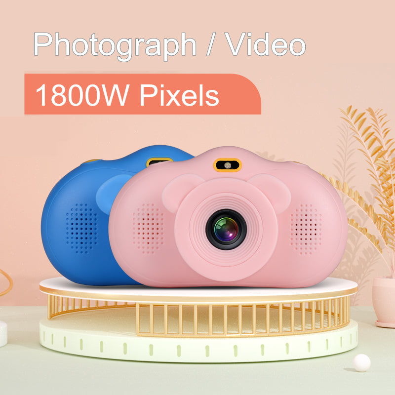Kids Digital Camera - 2.0-Inch LCD Screen, Fun Filters, Rechargeable Battery & Durable Design