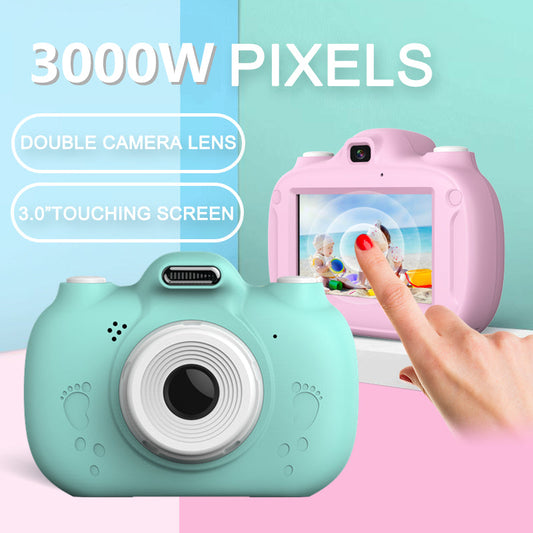 2800W Mini SLR Camera for Kids - Touch Screen, Dual Lens, WiFi, and Rechargeable Battery