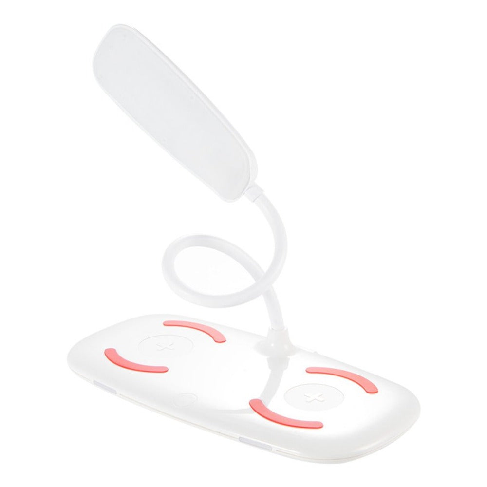 Smart Touch LED Desk Lamp - Adjustable Brightness, Mobile Charging, Foldable Design