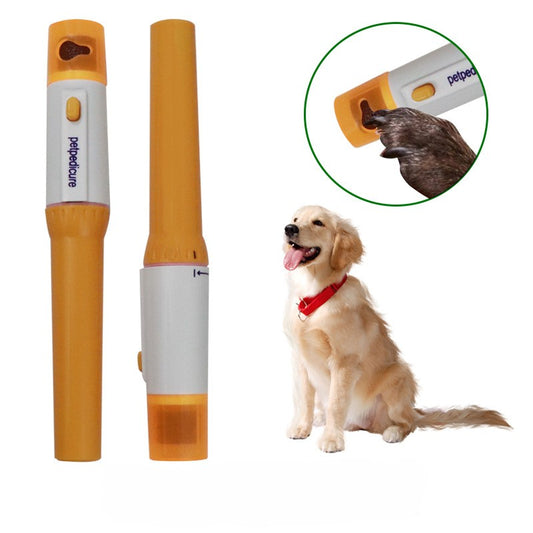Electric Pet Pedicure Claw Grinder – Safe & Quiet Animal Nail Trimmer for Dogs & Cats