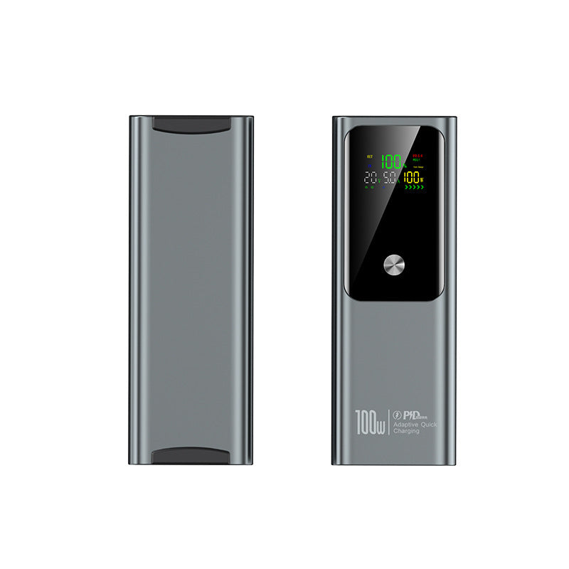 100W Cross-Border Rechargeable Notebook Power Bank - 20,000mAh Two-Way Fast Charging for Outdoor Use