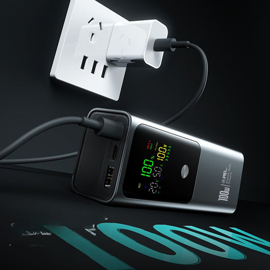 100W Cross-Border Rechargeable Notebook Power Bank - 20,000mAh Two-Way Fast Charging for Outdoor Use