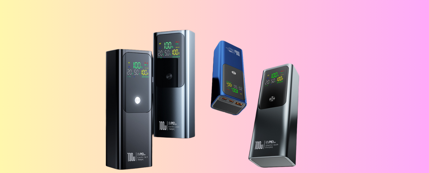 100W Cross-Border Rechargeable Notebook Power Bank - 20,000mAh Two-Way Fast Charging for Outdoor Use