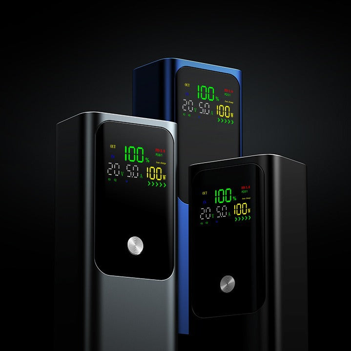 100W Cross-Border Rechargeable Notebook Power Bank - 20,000mAh Two-Way Fast Charging for Outdoor Use