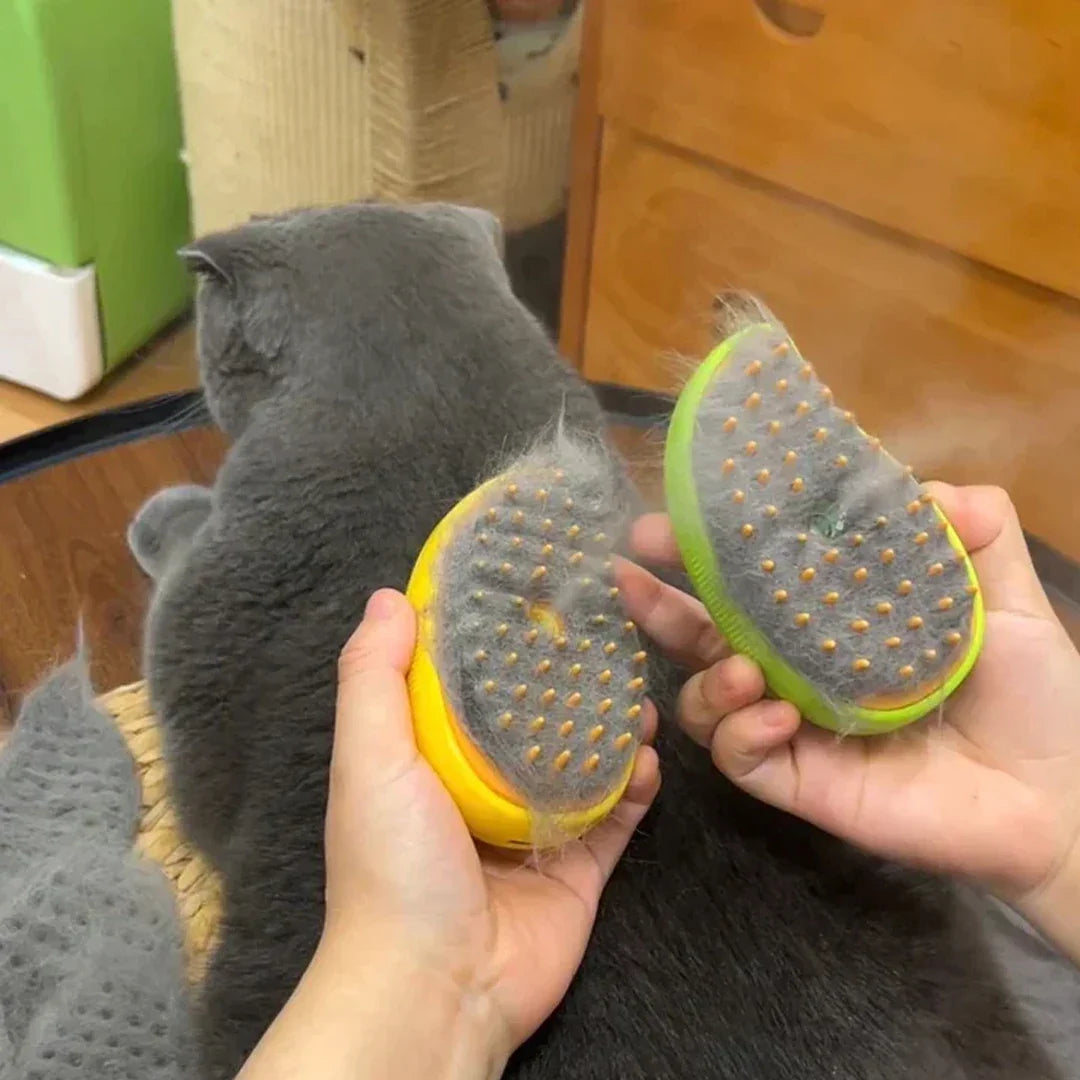 3-in-1 Pet Grooming Tool - Steam Brush, Electric Sprayer, Massage Comb for Cats & Dogs
