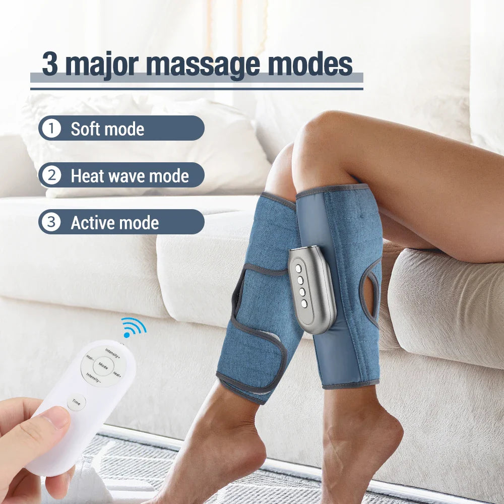 Advanced Leg Massager with Air Pressure & Hot Compress