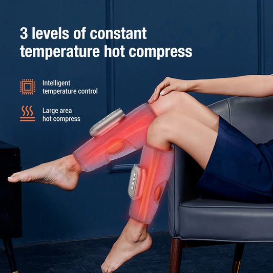 Advanced Leg Massager with Air Pressure & Hot Compress