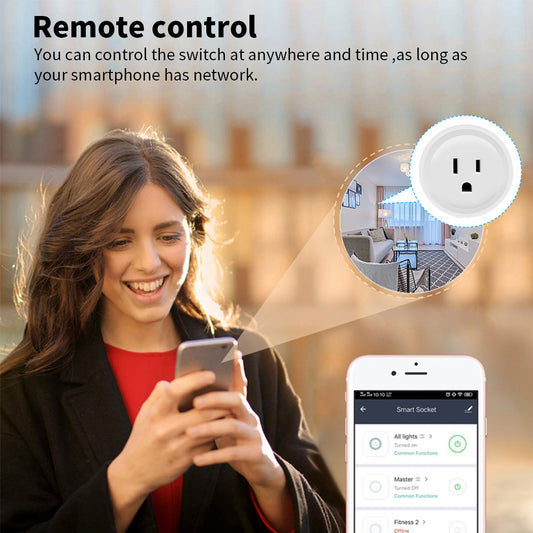 Smart Plug WiFi US Standard Zigbee Socket – Alexa Voice Control & Scene Linkage