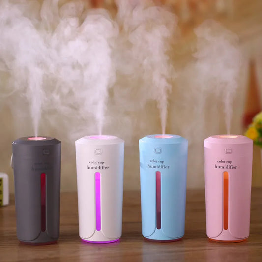 Ultrasonic Humidifier & Essential Oil Diffuser - Quiet, Multifunctional & Serene Atmosphere