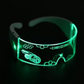 Cyberpunk LED Light-Up Accessories - Flashing Modes, Battery Operated & Comfortable Fit
