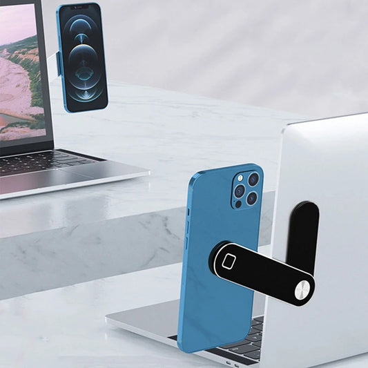 Dual-Screen Laptop Expansion with Magnetic Phone Holder - Adjustable, Portable & Durable