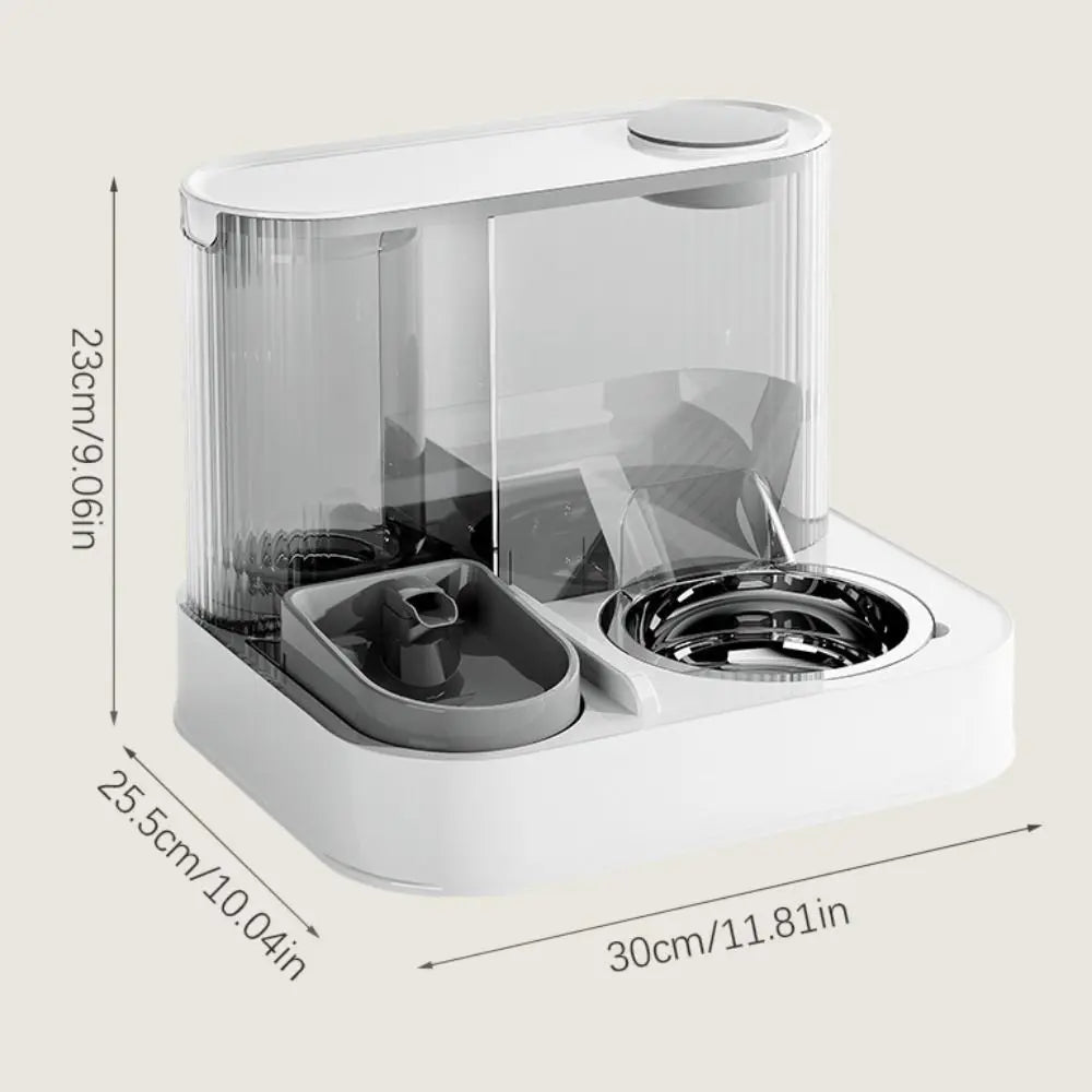 New 2-in-1 Automatic Cat Feeder & Water Dispenser