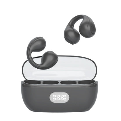 Bluetooth Earbuds with LED Display, Clip-On Design & Long Battery Life for Hands-Free Use