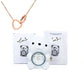 Eternal Rose Teddy Bear & Necklace Gift Set – Romantic Keepsake for Special Occasions