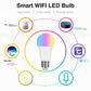 WiFi Smart Bulb with Alexa Control - Adjustable Brightness, Color & Energy-Efficient LED