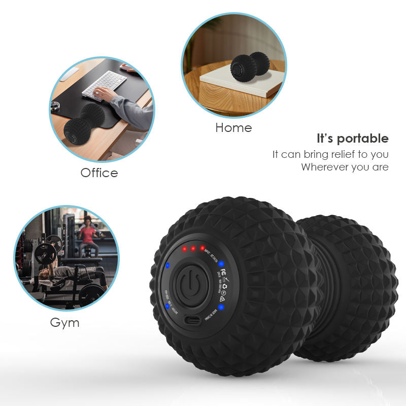 Cordless Massage Device with Powerful Vibration Therapy, Adjustable Intensity & Portable Design