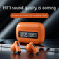 Bluetooth Earphones with Digital Clock, Touch Controls, High-Quality Sound & Gaming Ready