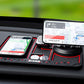 Multifunctional Car Dashboard Organizer - Phone Holder, Number Plate Holder & Anti-Slip Mat