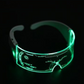 Cyberpunk LED Light-Up Accessories - Flashing Modes, Battery Operated & Comfortable Fit