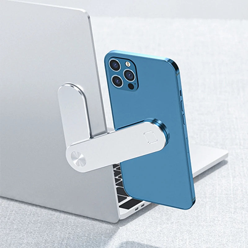 Dual-Screen Laptop Expansion with Magnetic Phone Holder - Adjustable, Portable & Durable