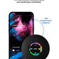 Waterproof Bluetooth Speaker with LED Lights, Suction Cup, High-Performance Sound & Mic