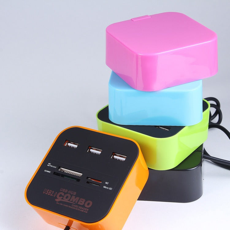 USB Hub Combo - Multi-Port Expansion, High-Speed Data Transfer & Plug-and-Play Functionality
