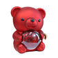 Eternal Rose Teddy Bear & Necklace Gift Set – Romantic Keepsake for Special Occasions