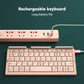 Portable Bluetooth Keyboard - Compact, Foldable, Rechargeable & Compatible with All Devices