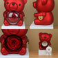 Eternal Rose Teddy Bear & Necklace Gift Set – Romantic Keepsake for Special Occasions
