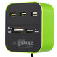 USB Hub Combo - Multi-Port Expansion, High-Speed Data Transfer & Plug-and-Play Functionality