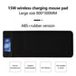 15W Wireless Charging Desk Pad - Extra-Large Surface, Non-Slip Base & Smooth Gaming Experience