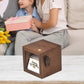 Handcrafted Crank Photo Box – A Personalized Keepsake for Memorable Moments & Gifts