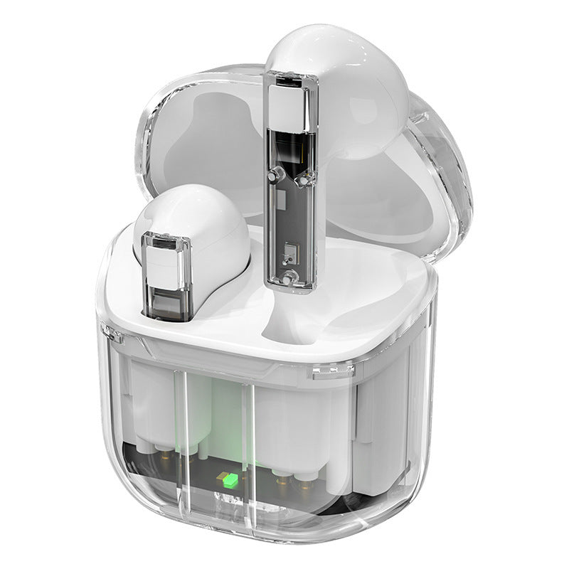 Transparent Bluetooth Headset - Stylish, Ergonomic, High-Fidelity Sound & Hands-Free Calls