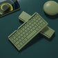 Portable Bluetooth Keyboard - Compact, Foldable, Rechargeable & Compatible with All Devices