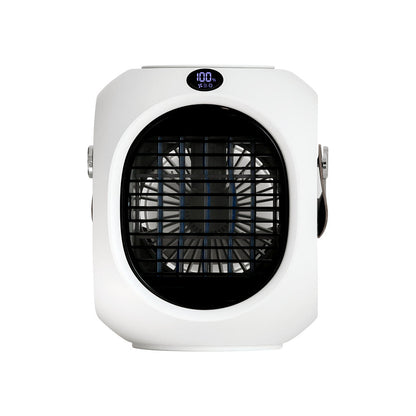 Portable Fan with 120° Oscillation, 220ML Water Tank, 4000mAh Battery & Quiet Operation