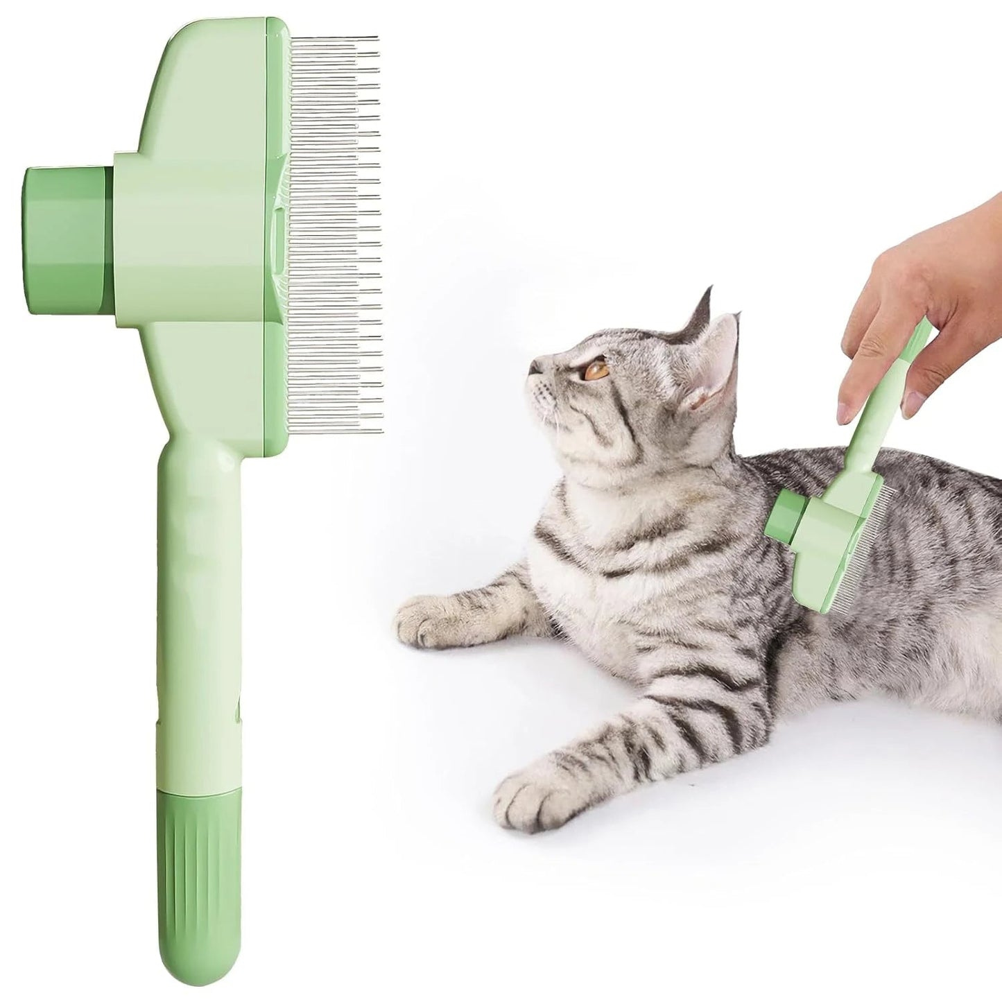 Versatile Flea Comb for Cats & Dogs – Self-Cleaning, Safe Grooming for Pets