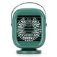 Water-Cooling Mini Desk Fan with Humidifier, Adjustable Airflow & Integrated Lamp