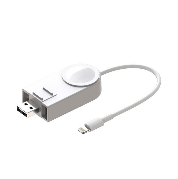 Dual Charging Dock for iPhone & Apple Watch - Fast Charging, Compact Design & Non-Slip Base