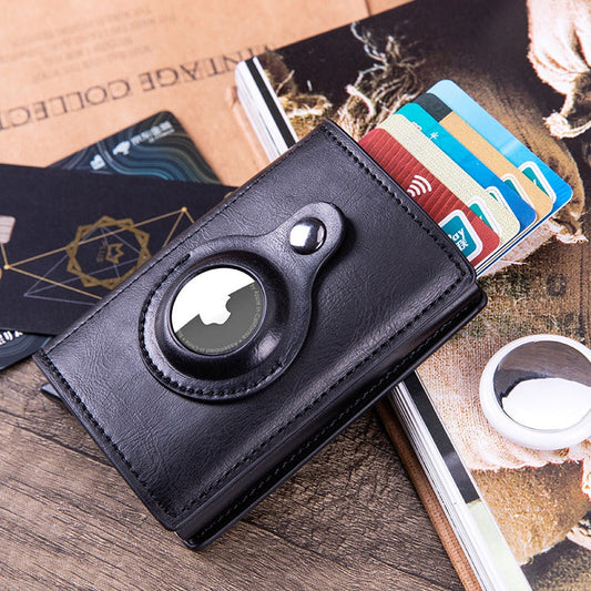 RFID Carbon Fiber AirTag Tracker Cover - Stylish, Scratch-Resistant & Secure Card Pack