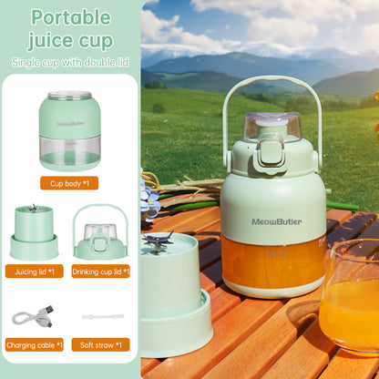 Portable USB Blender - Compact, Powerful Blades, Rechargeable Battery & Easy to Clean