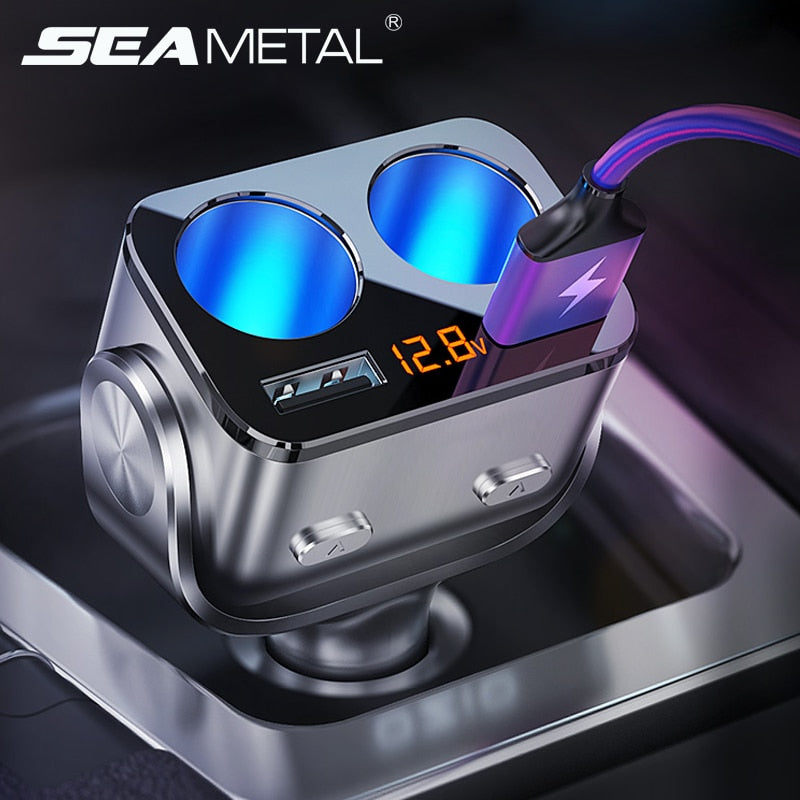 Dual USB Car Charger with Quick Charge 3.0, 12V Compatibility & Overload Protection
