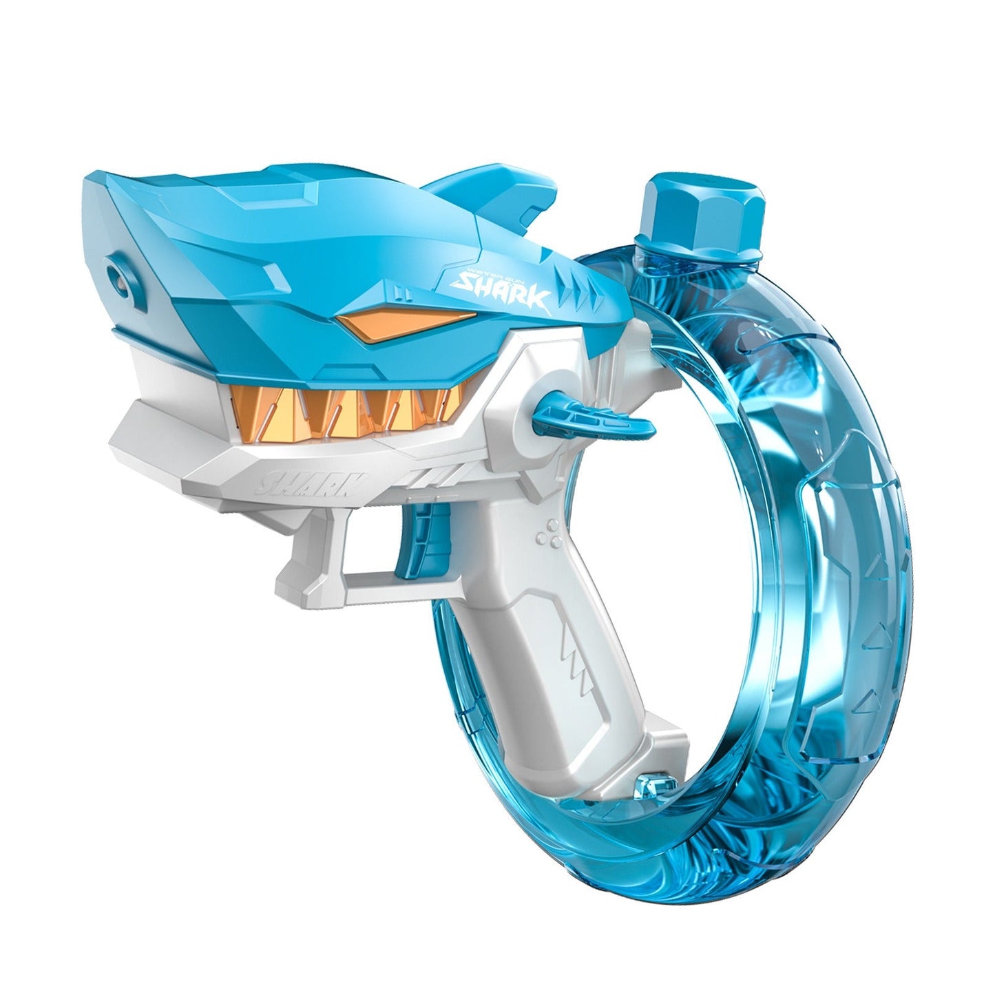 Shark-Themed Automatic Water Blaster with Large Tank, Long-Range Spray & Easy Controls